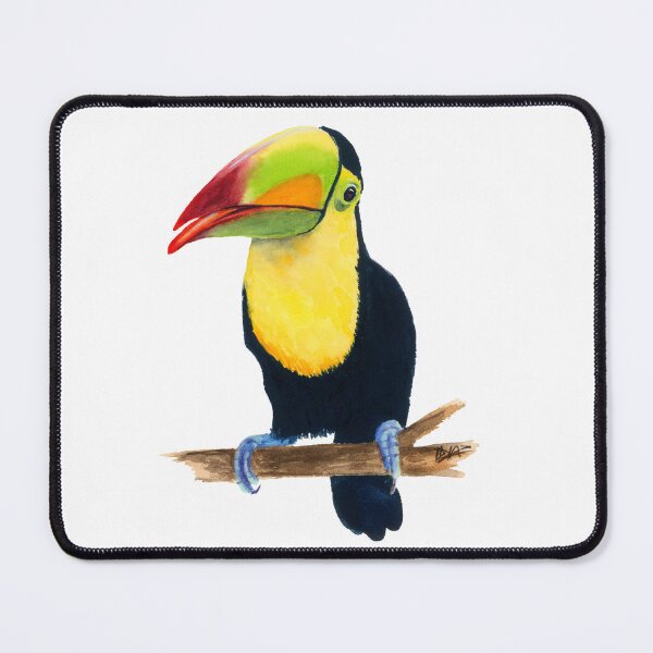 Item preview, Happy Toucan designed and sold by WaterStrokesArt.