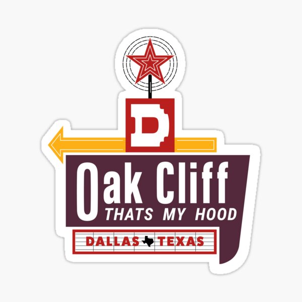 Item preview, Oak Cliff Hood Plaza designed and sold by mccomasdesign.