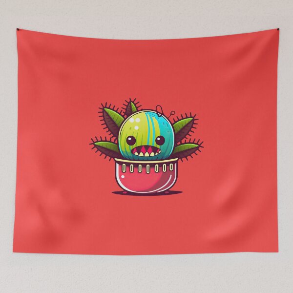Item preview, Zombie Venus Flytrap Hungry Horror Funny Art designed and sold by ultra-cute.