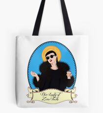 Our Lady of Zero Fucks Tote Bag