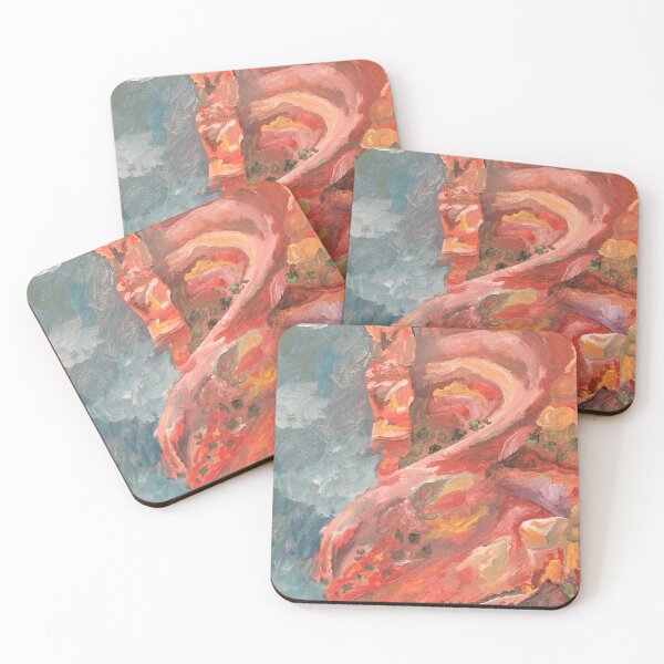 Item preview, Colorful Canyon Abstract Painting designed and sold by Sabrina Jones.