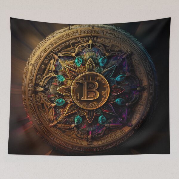 Item preview, Bitcoin - Abstract - Neon - Digital Art Design designed and sold by TheHappyK.