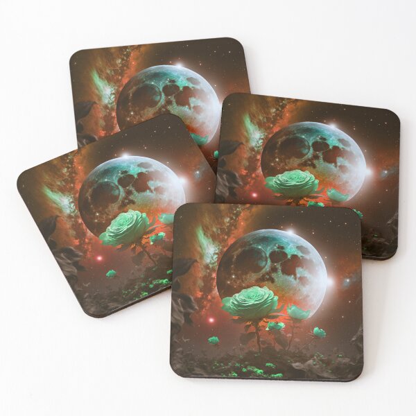 Item preview, Green Roses on an Alien World designed and sold by Healio2.