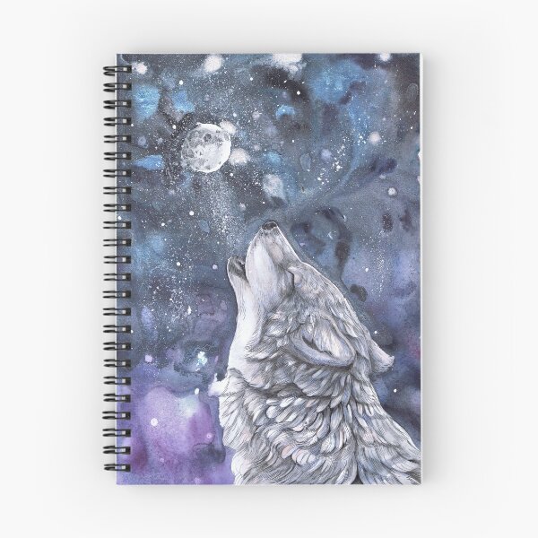 Item preview, Alone Wolf Moon designed and sold by Dawn Paws.