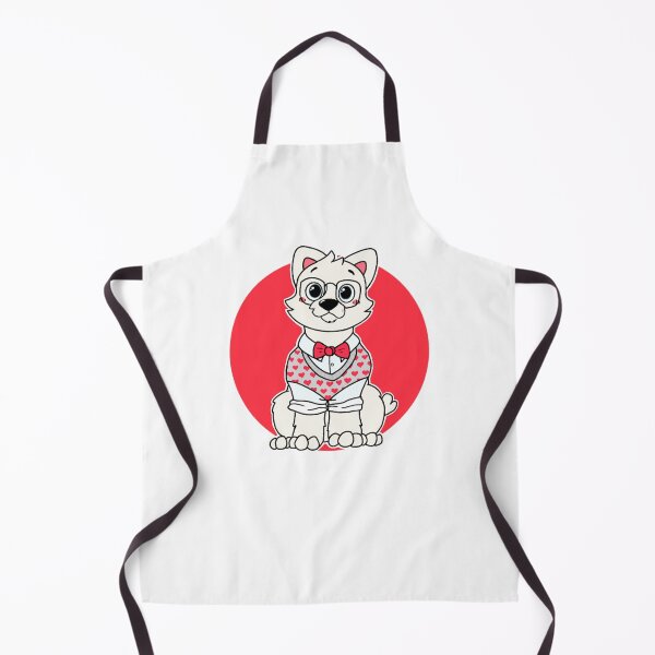 Item preview, Westie in a Heart Vest designed and sold by Olivia Bussiere.