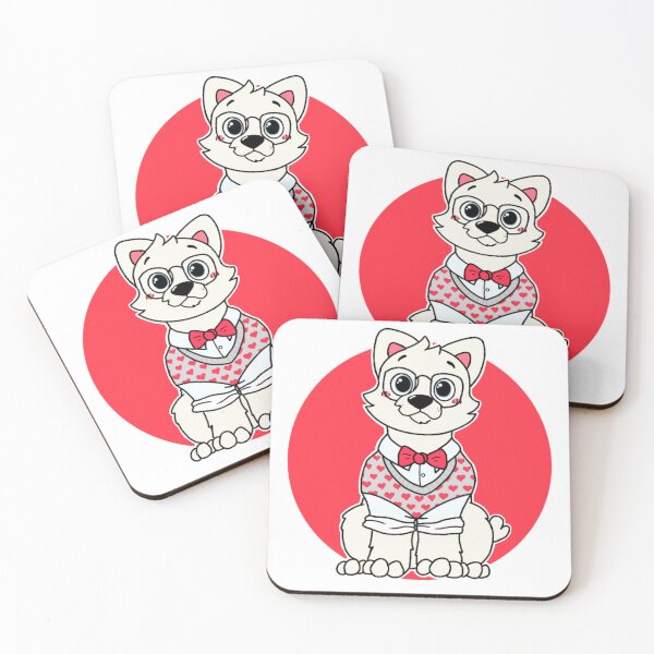 Item preview, Westie in a Heart Vest designed and sold by Olivia Bussiere.