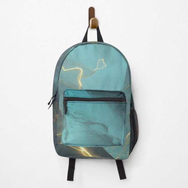 Item preview, Blue rock with Gold lightning designed and sold by MIGSZ.