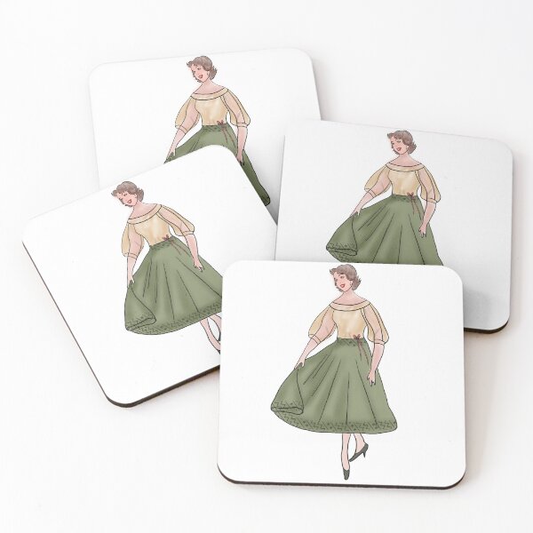 Item preview, Encantadora dama de verde designed and sold by BeeDazzzled.