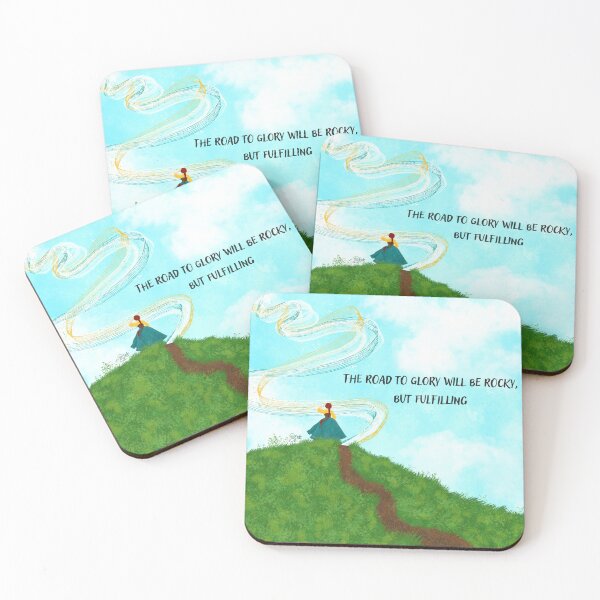Item preview, The Road to Glory Will Be Rocky, But Fulfilling. designed and sold by Gillian Mazzara.