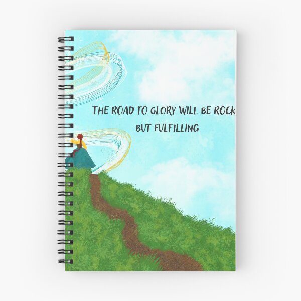 Item preview, The Road to Glory Will Be Rocky, But Fulfilling. designed and sold by Gillian Mazzara.