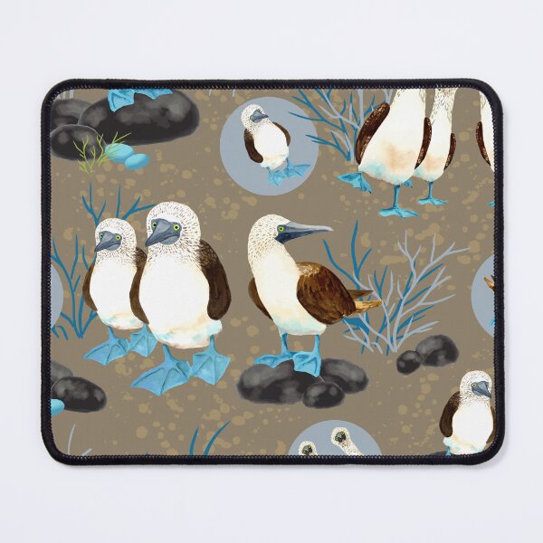 Item preview, Blue-Footed Bobbies_Birds designed and sold by ElaMilkoDESIGN.