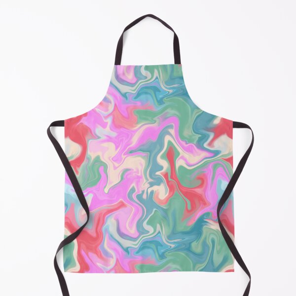 Item preview, Marble Print, Groovy Swirls Pattern, Acid Swirls Print, Marble Pattern, Red, Pink, Green, Teal, Cream, Swirls Art designed and sold by Marina Oliveira Studio.