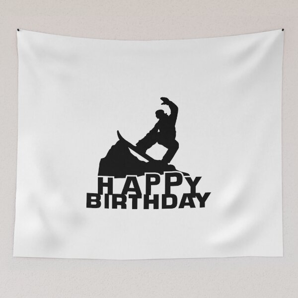 Item preview, Birthday T-Shirt, Happy Birthday T-shirt, snowboarding theme, Birthday Gift, Design for Man and Ladies ,Boy and Girl ,Classic T-Shirt Gift designed and sold by sixday 7day.