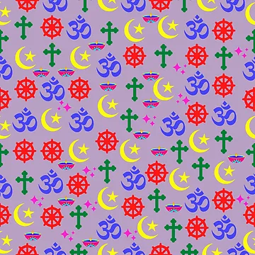 Artwork thumbnail, All things Religious, Pattern by Rechtop