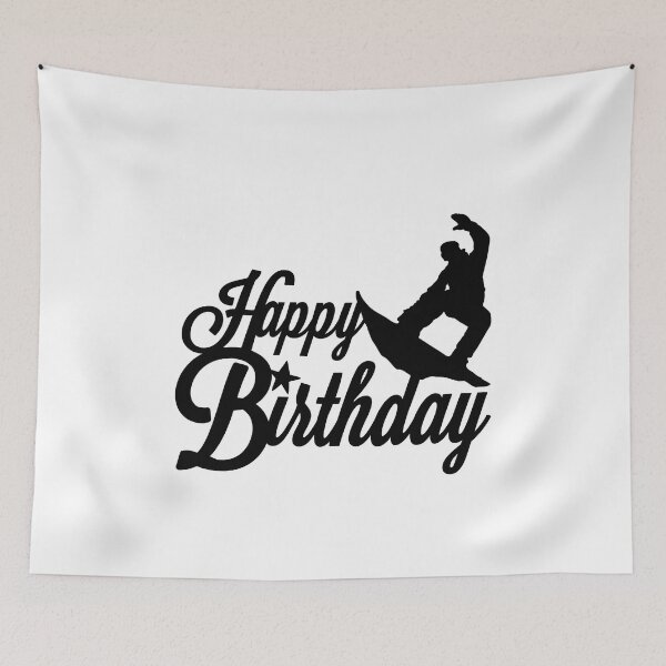 Item preview, Birthday T-Shirt, Happy Birthday T-shirt, snowboarding theme, Birthday Gift, Design for Man and Ladies ,Boy and Girl ,Classic T-Shirt Gift designed and sold by sixday 7day.