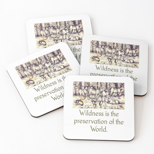 Item preview, Wildness Is The Preservation Of The World designed and sold by CrankyOldDude.