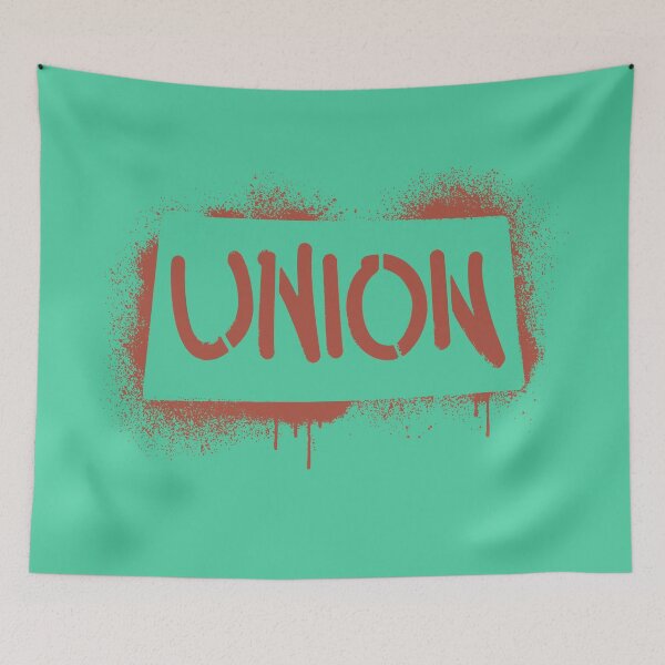 Item preview, union stencil - red designed and sold by BrownWoodRobot.