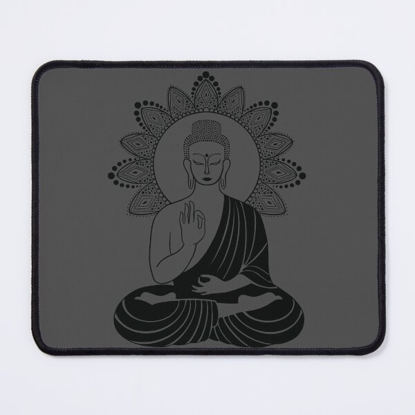 Item preview, Peaceful meditating Buddha and mandala designed and sold by PMDesigns222.