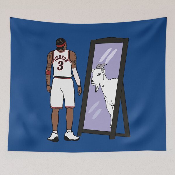Item preview, Allen Iverson Mirror GOAT designed and sold by RatTrapTees.