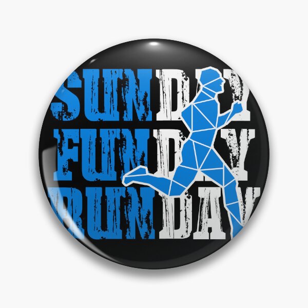 Item preview, SUNDAY, FUNDAY, RUNDAY BLUE RUNNER MEN designed and sold by the Zarock Shop.