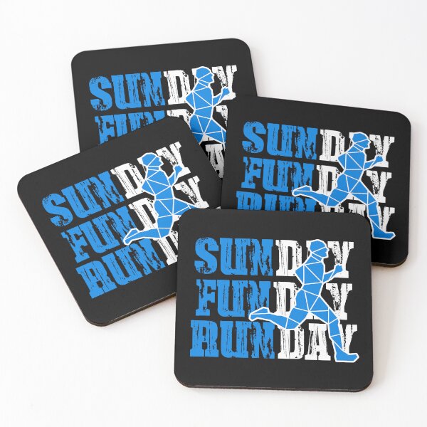 Item preview, SUNDAY, FUNDAY, RUNDAY BLUE RUNNER MEN designed and sold by the Zarock Shop.