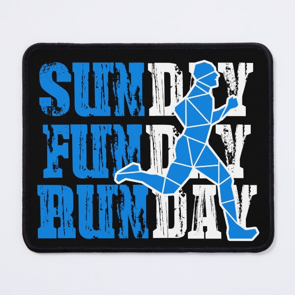 Item preview, SUNDAY, FUNDAY, RUNDAY BLUE RUNNER MEN designed and sold by the Zarock Shop.
