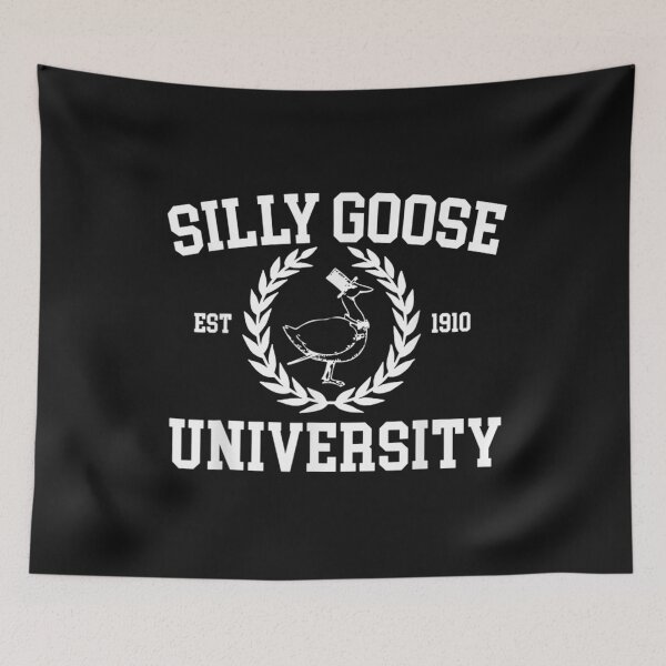 Item preview, Silly Goose University Mens Womens Silly Goose Meme Costume T-Shirt designed and sold by Baron-Hagen.