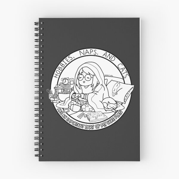 Item preview, Hobbies, Naps, and Cats (Colorless) designed and sold by Sunny Ammerman.
