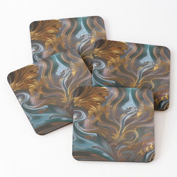Item preview, Aesthetic golden streaks  designed and sold by MIGSZ.