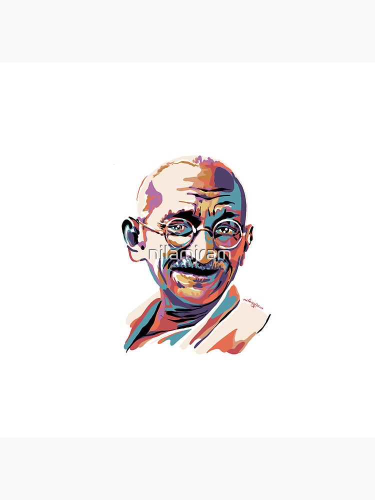 Gandhiji drawing | Gandhi jayanti drawing | mahatma gandhi drawing | Gandhi  drawing colour - YouTube
