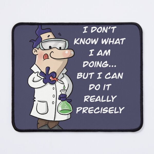 Item preview, Funny Researcher (Light Text for Dark Backgrounds) designed and sold by Science Lab Designs.