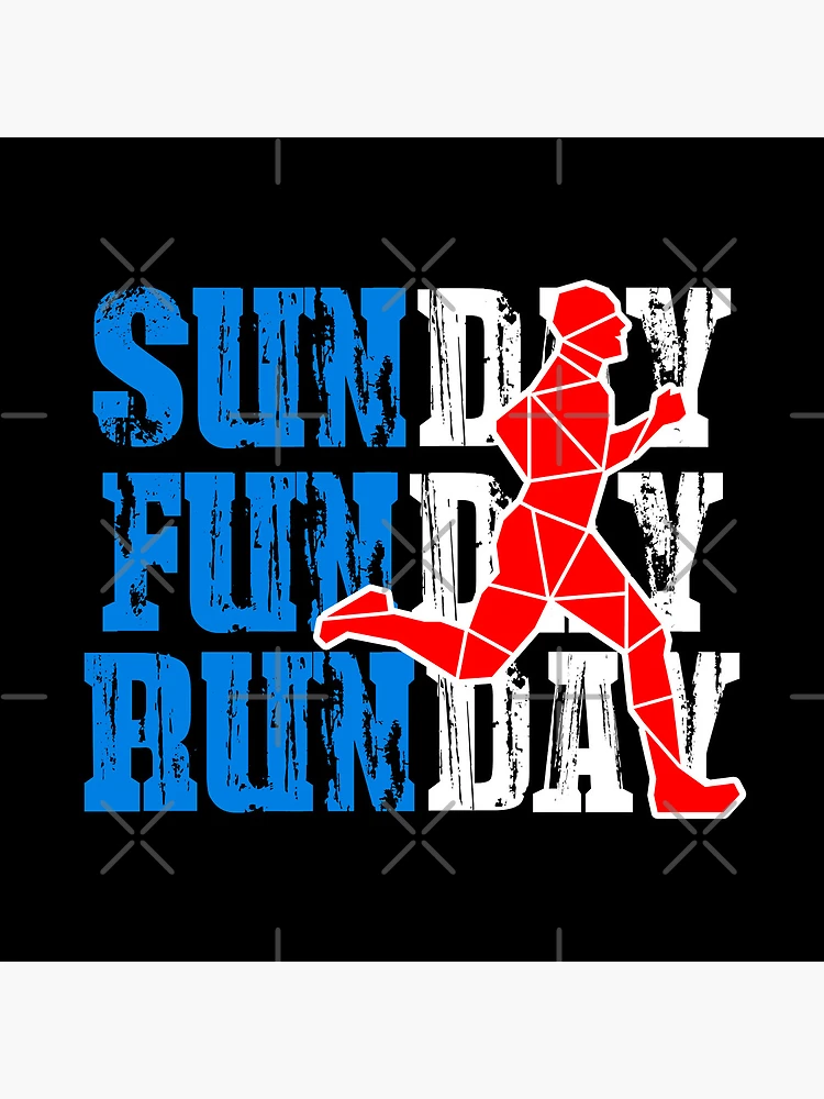 Thumbnail 5 of 5, Coasters (Set of 4), SUNDAY, FUNDAY, RUNDAY RED RUNNER MEN designed and sold by the Zarock Shop.