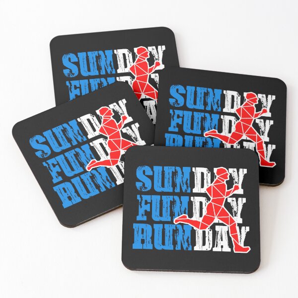 Item preview, SUNDAY, FUNDAY, RUNDAY RED RUNNER MEN designed and sold by the Zarock Shop.