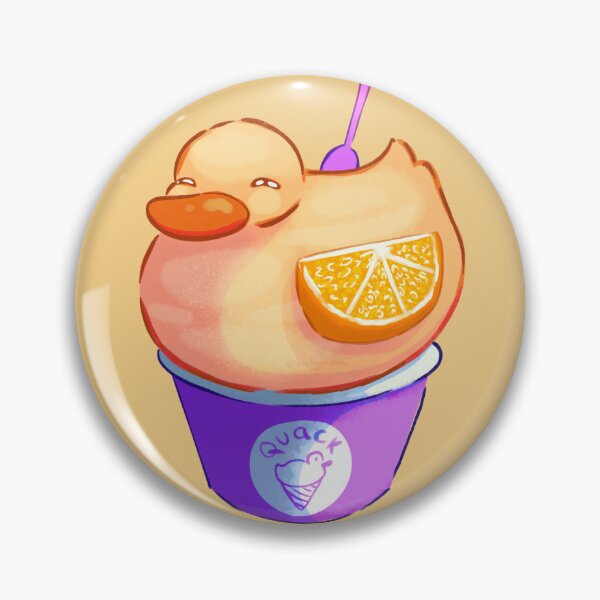 Item preview, Helado de pato con sorbete de naranja designed and sold by Quackustrations.