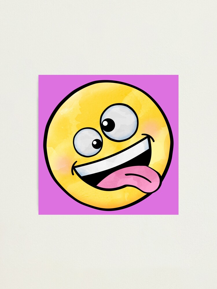 tongue-out-emoji-photographic-print-for-sale-by-crazysexyapple-redbubble