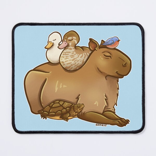 Item preview, Friendly Capybara designed and sold by JanGrackle.