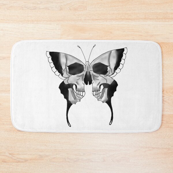 Item preview, human skull butterfly designed and sold by shamallau.