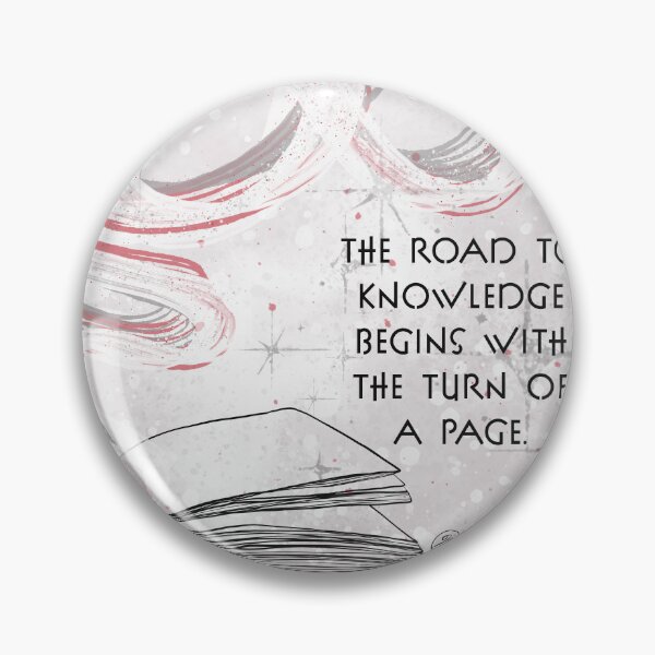 Item preview, The Road To Knowledge Begins With The Turn Of A Page designed and sold by Gillian Mazzara.