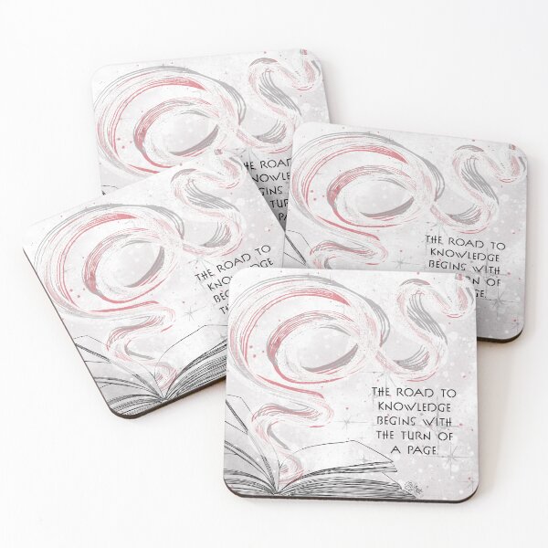 Item preview, The Road To Knowledge Begins With The Turn Of A Page designed and sold by Gillian Mazzara.