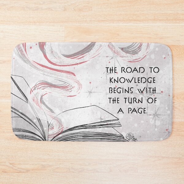 Item preview, The Road To Knowledge Begins With The Turn Of A Page designed and sold by Gillian Mazzara.