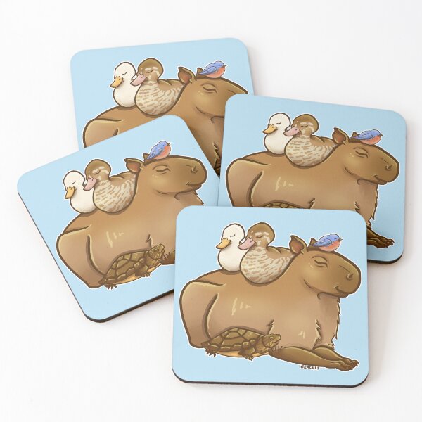 Item preview, Friendly Capybara designed and sold by JanGrackle.