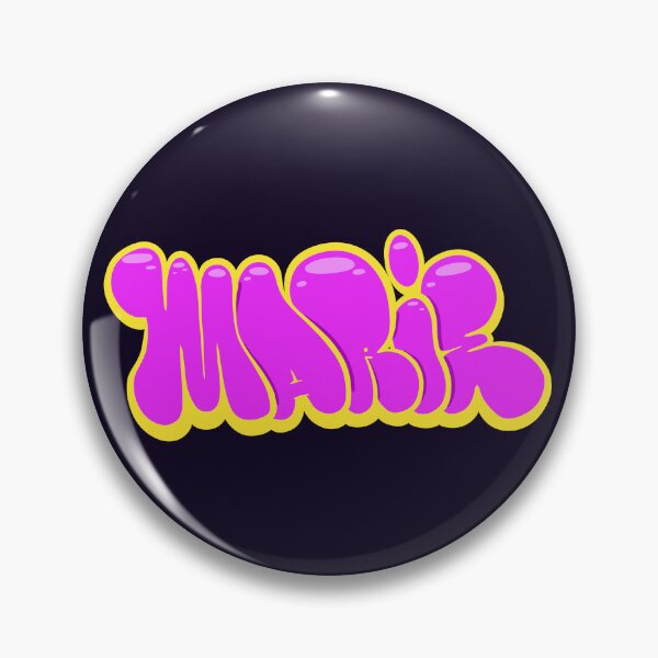 Item preview, Pink Marie Name Tag designed and sold by ArtByNabes.