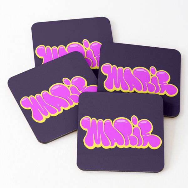 Item preview, Pink Marie Name Tag designed and sold by ArtByNabes.