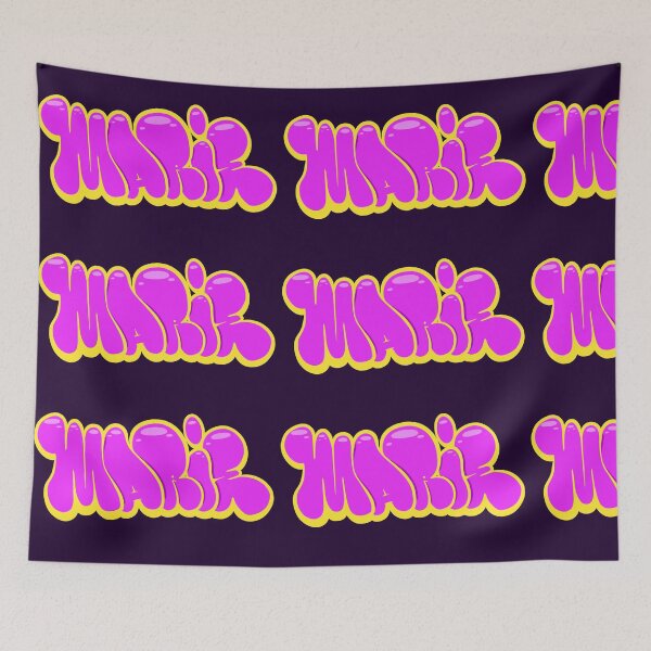 Item preview, Pink Marie Name Tag designed and sold by ArtByNabes.