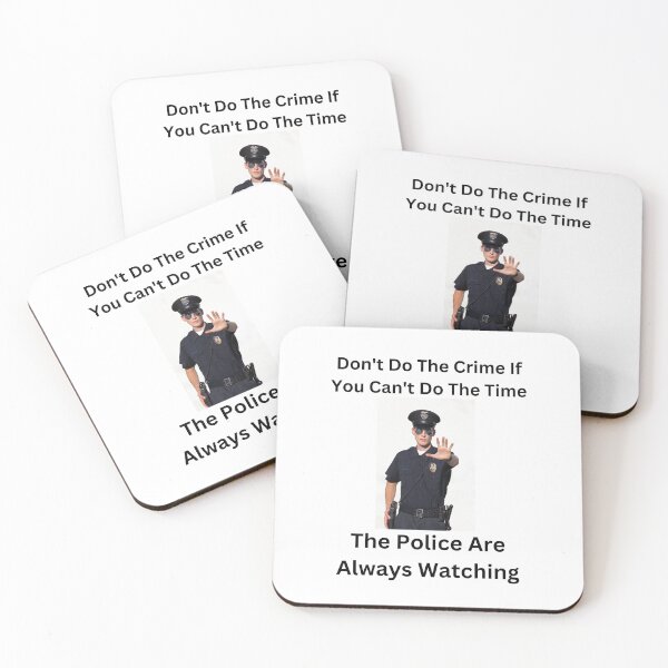 Item preview, Police Warning designed and sold by DEDDesign.