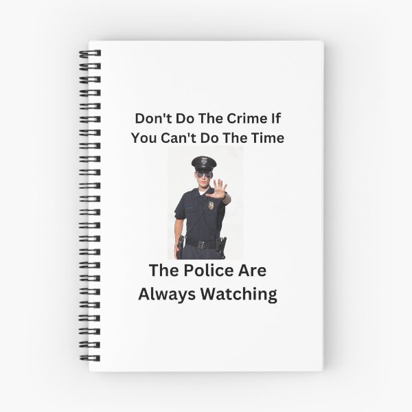 Item preview, Police Warning designed and sold by DEDDesign.