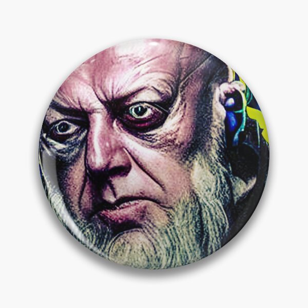 Item preview, Cyber Punk Aleister Crowley The Great Beast of Thelema as Old Man designed and sold by Ataraxia  Apparel.