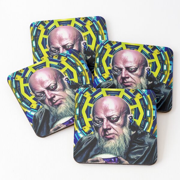Item preview, Cyber Punk Aleister Crowley The Great Beast of Thelema as Old Man designed and sold by Ataraxia  Apparel.