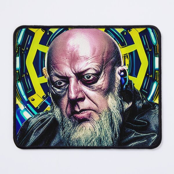 Item preview, Cyber Punk Aleister Crowley The Great Beast of Thelema as Old Man designed and sold by Ataraxia  Apparel.