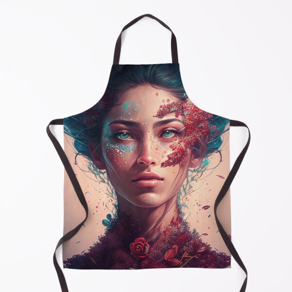 Item preview, Flowering Beauty: A Woman and Roses designed and sold by RobotBeardShop.